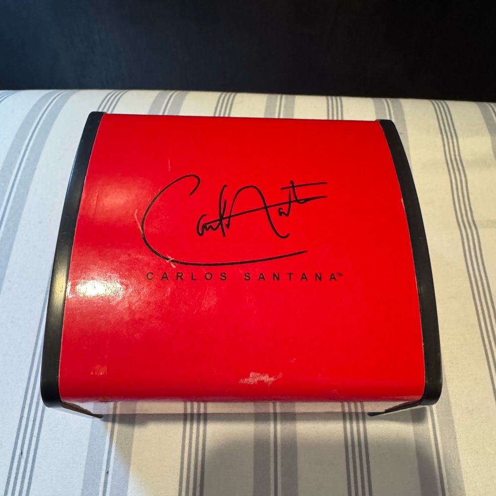 Carlos Santana Red and Black Decorative Box